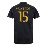 Moški Nogometni dresi Real Madrid Federico Valverde #15 Tretji 2023-24 Kratek Rokav